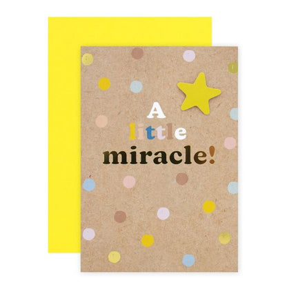 Connections from Hallmark New Baby Congratulations Card - A Little Miracle