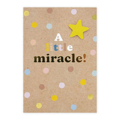 Connections from Hallmark New Baby Congratulations Card - A Little Miracle