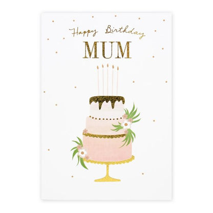 Connections from Hallmark Birthday Card for Mum - Floral Three Tiered Cake