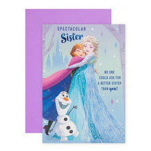 Sister Card - Frozen with Elsa & Anna