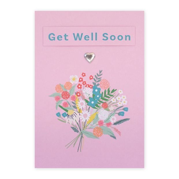Connections from Hallmark Get Well Soon Card - Colourful Bouquet