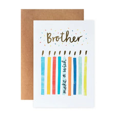Connections from Hallmark Birthday Card For Brother - Colourful Candles
