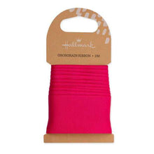 2m Hallmark Grosgrain Wide Ribbon - Shocking Pink