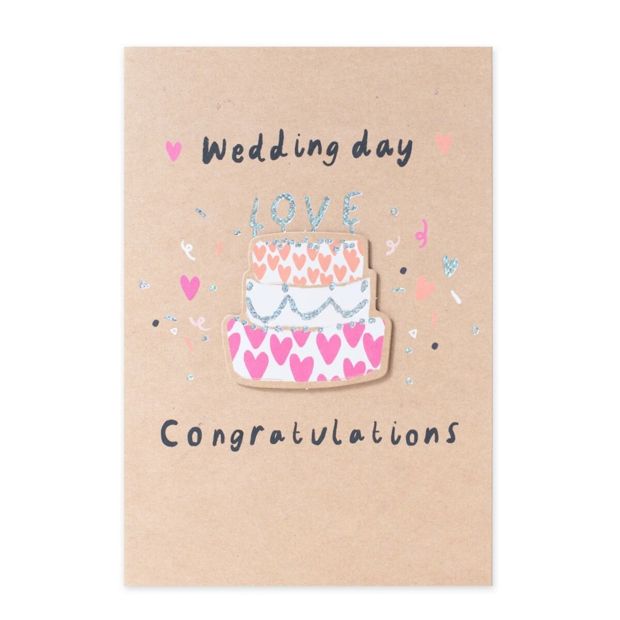 Connections from Hallmark Wedding Congratulations Card - Happiest Day