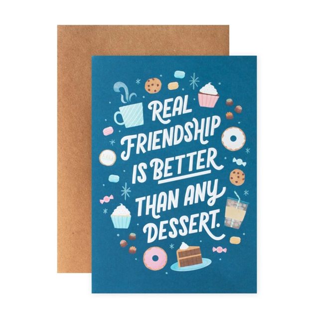 Connections from Hallmark Greeting Card For Friend - Better Than Dessert