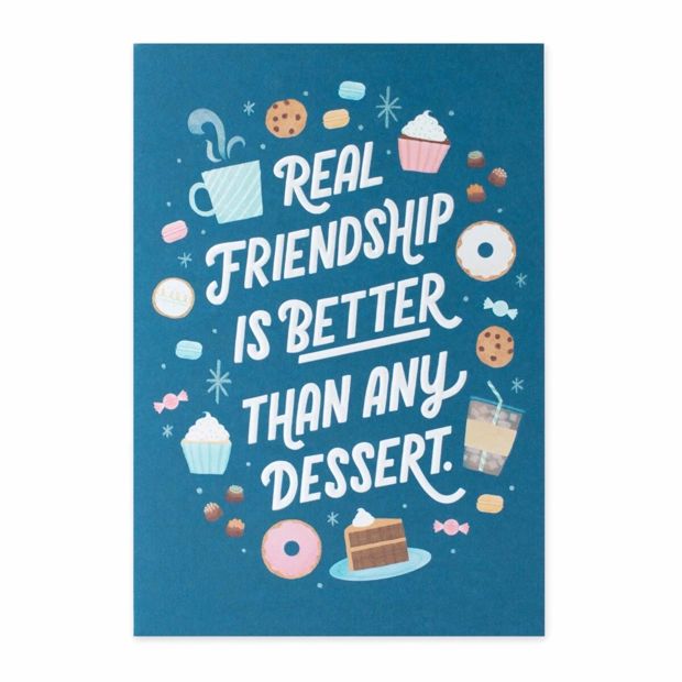 Connections from Hallmark Greeting Card For Friend - Better Than Dessert