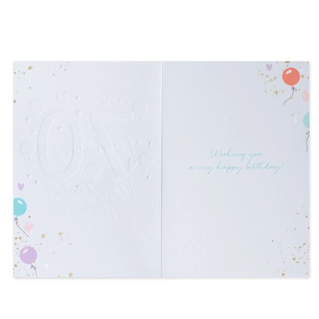 Connections from Hallmark 70th Birthday Card - Wonderful Always