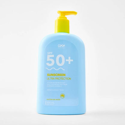 OXX Skincare SPF 50+ Ultra Protection Sunscreen Lotion 500ml - Vitamin E