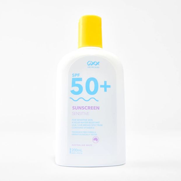 OXX Skincare SPF 50+ Sensitive Sunscreen 200ml - Vitamin E
