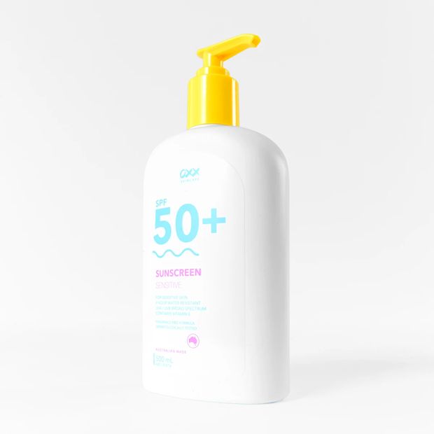 OXX Skincare SPF50+ Sensitive Sunscreen 500ml - Vitamin E