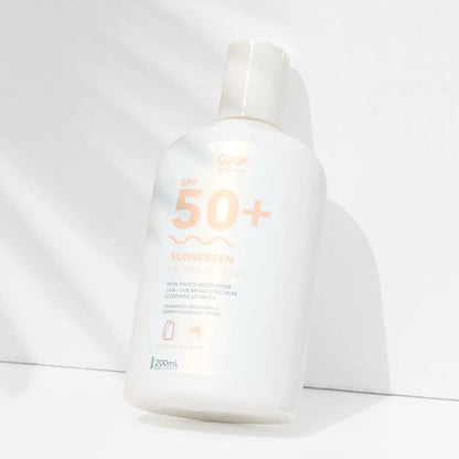 OXX Skincare SPF 50+ Face Moisturiser and Sunscreen 200ml - Vitamin E