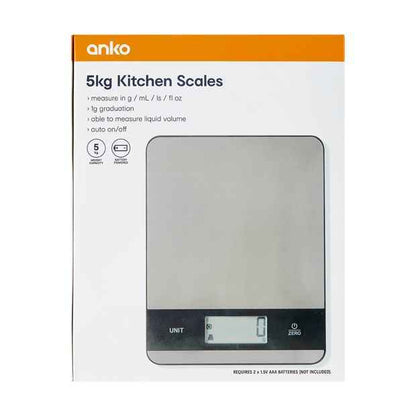 Kitchen Scale, 5kg - Anko