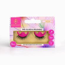 Pinky Goat Pre-Glued and Reusable Lashes - Sada