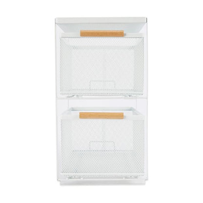 Mesh Organiser, 2 Drawer - Anko