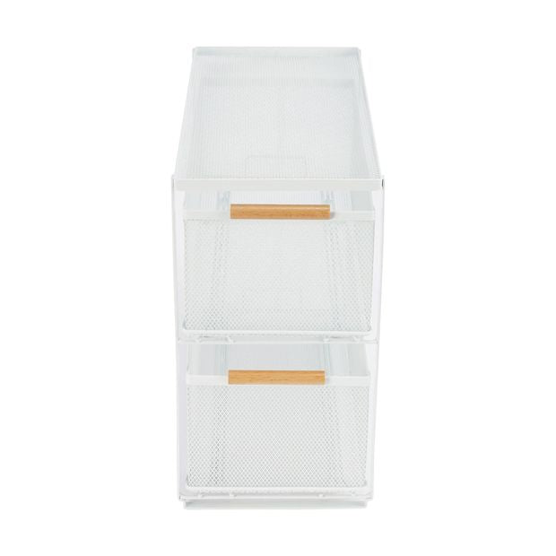 Mesh Organiser, 2 Drawer - Anko