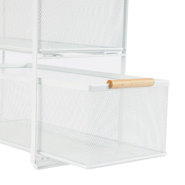 Mesh Organiser, 2 Drawer - Anko