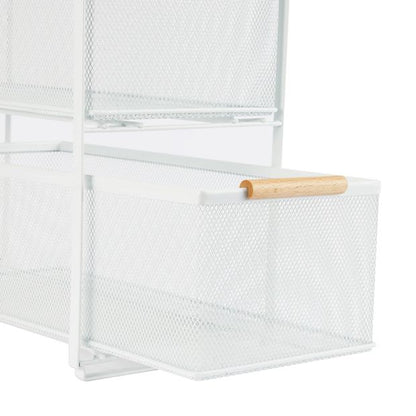 Mesh Organiser, 2 Drawer - Anko