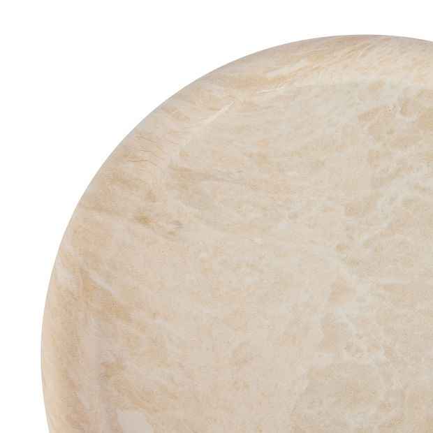 Round Ceramic Marble-Look Tray - 30.5cm