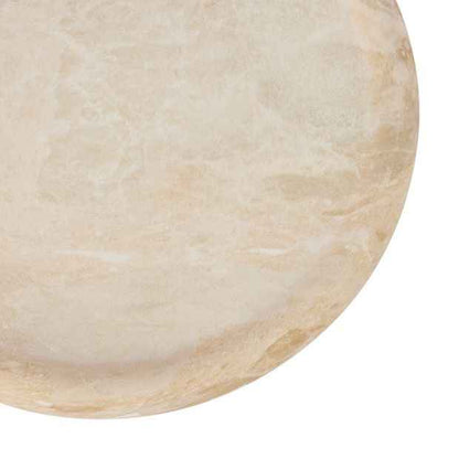 Round Ceramic Marble-Look Tray - 30.5cm