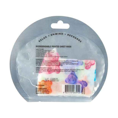 Jelly Bear Printed Sheet Mask - OXX Skincare