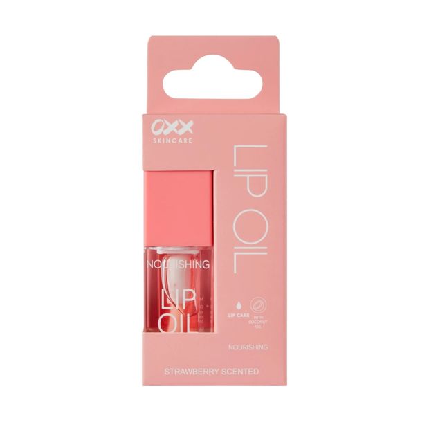 Lip Oil, Coconut Oil & Strawberry - OXX Skincare