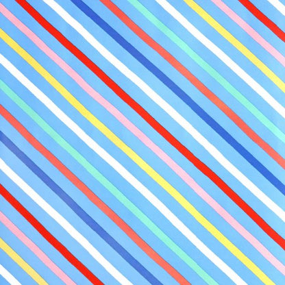 Hallmark Gift Wrap Roll, Colourful Stripes