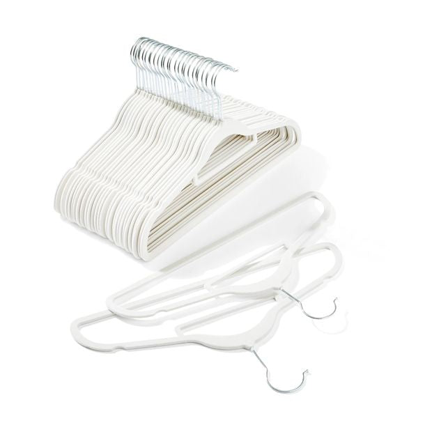 Flocked Hangers, 30 Pack - Anko