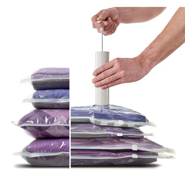 Large Space Bags Combo with Pump, 4 Pack - Anko