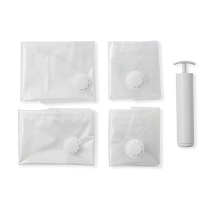 Large Space Bags Combo with Pump, 4 Pack - Anko
