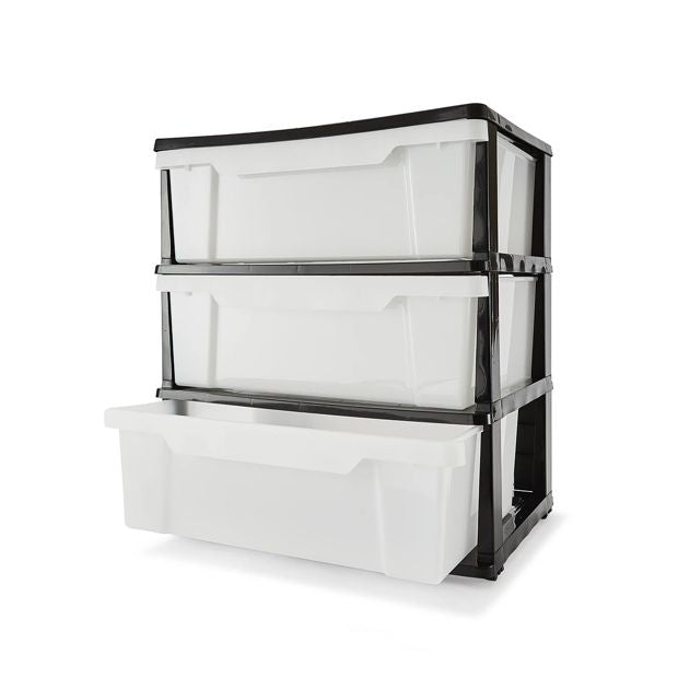 3 Drawer Wide Unit - Anko