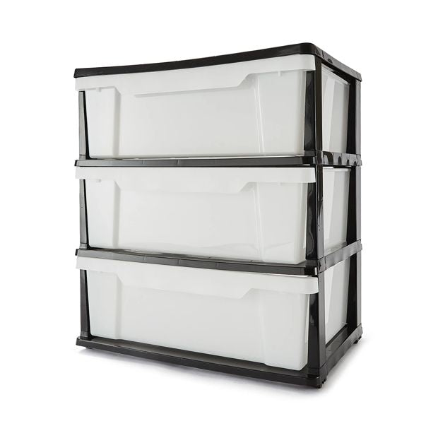 3 Drawer Wide Unit - Anko
