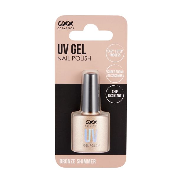 UV Gel Nail Polish, Bronze Shimmer - OXX Cosmetics