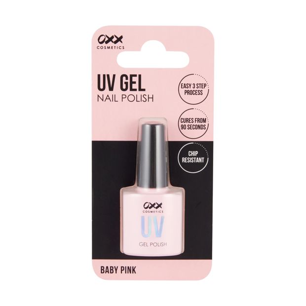 UV Gel Nail Polish, Baby Pink - OXX Cosmetics