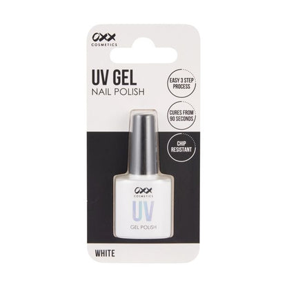 UV Gel Nail Polish, White - OXX Cosmetics