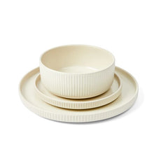 Taupe Linear 12 Piece Dinner Set - Anko