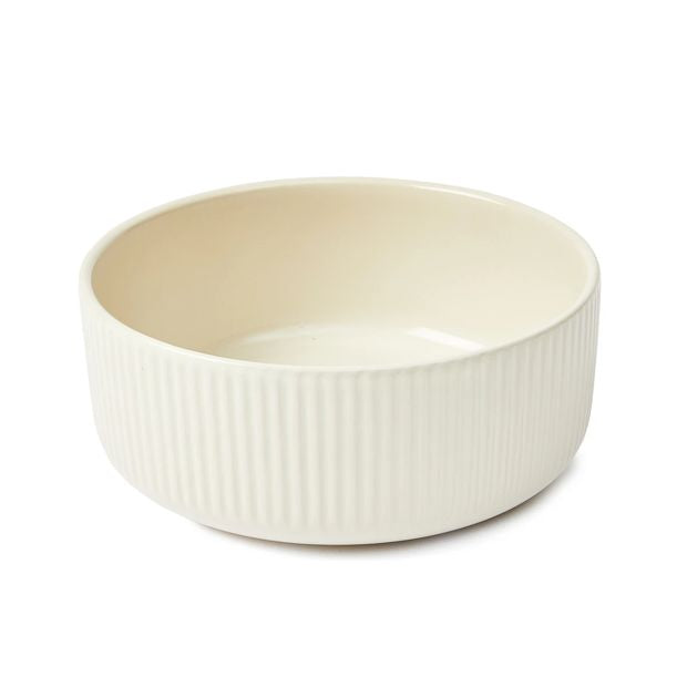Taupe Linear 12 Piece Dinner Set - Anko