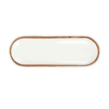Acacia Wood Oval Platter - Anko
