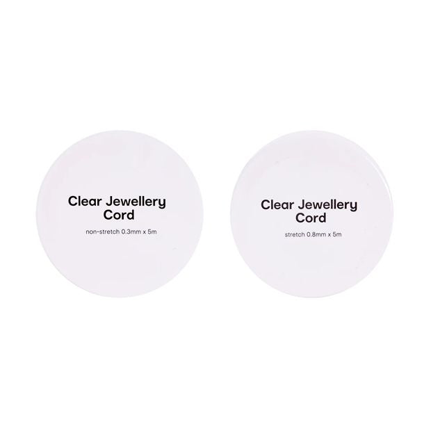 Clear Jewellery Cord, 2 Pack - Anko