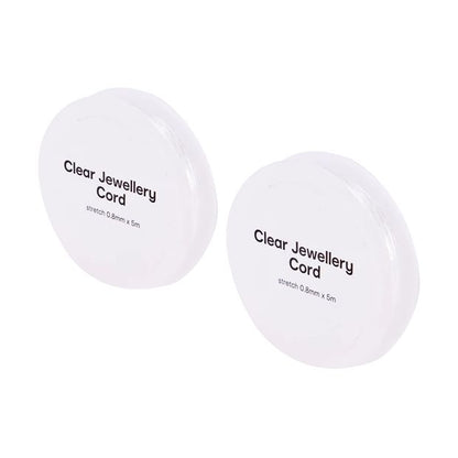 Clear Jewellery Cord, 2 Pack - Anko