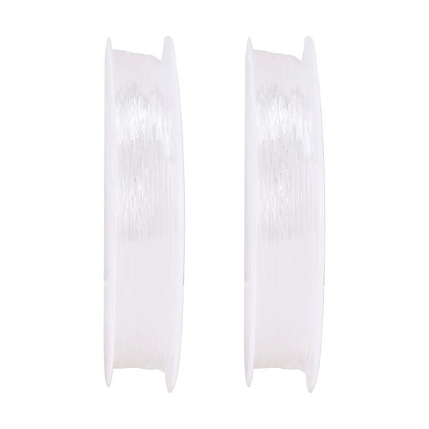Clear Jewellery Cord, 2 Pack - Anko