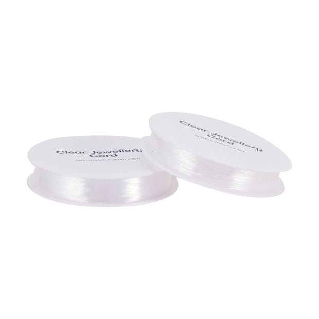 Clear Jewellery Cord, 2 Pack - Anko
