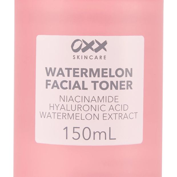 Watermelon Facial Toner, Niacinamide, Hyaluronic Acid & Watermelon - OXX Skincare
