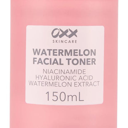 Watermelon Facial Toner, Niacinamide, Hyaluronic Acid & Watermelon - OXX Skincare