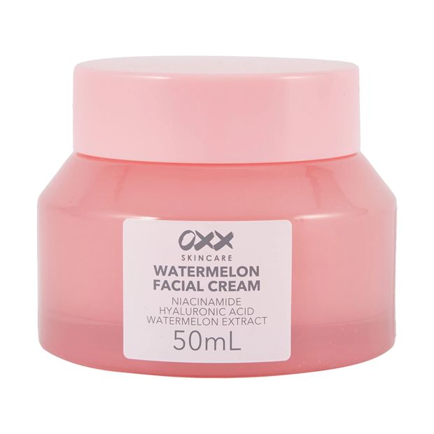 Watermelon Facial Cream, Niacinamide, Hyaluronic Acid & Watermelon - OXX Skincare