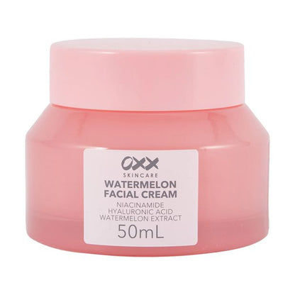 Watermelon Facial Cream, Niacinamide, Hyaluronic Acid & Watermelon - OXX Skincare