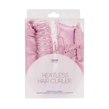 OXX Haircare 4 Piece Heatless Hair Curler Set - Pink