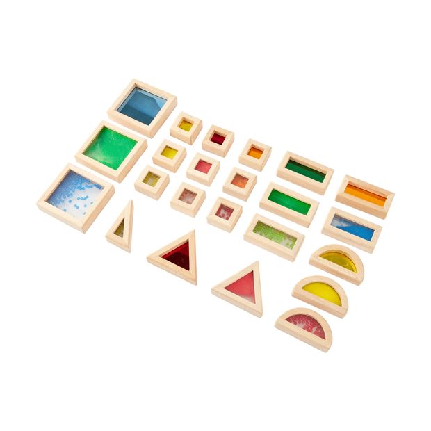 Sensory Deluxe Colour Blocks 23 Piece Set - Anko