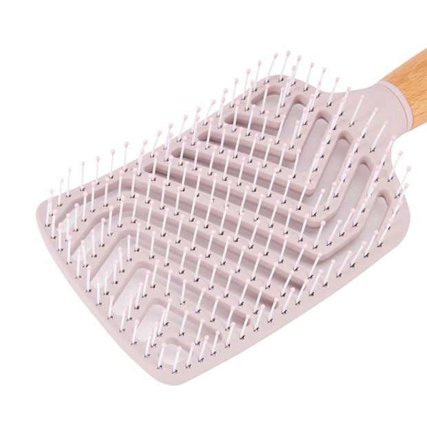 OXX Haircare Blow Dry Flexi Paddle Brush - Pink Ombre
