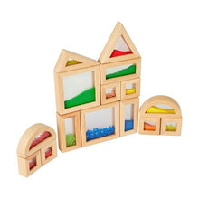 Sensory Sand & Bead Colour Blocks, 15 Piece Set - Anko