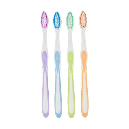 OXX Essentials 4 Pack Adult Toothbrush - Soft